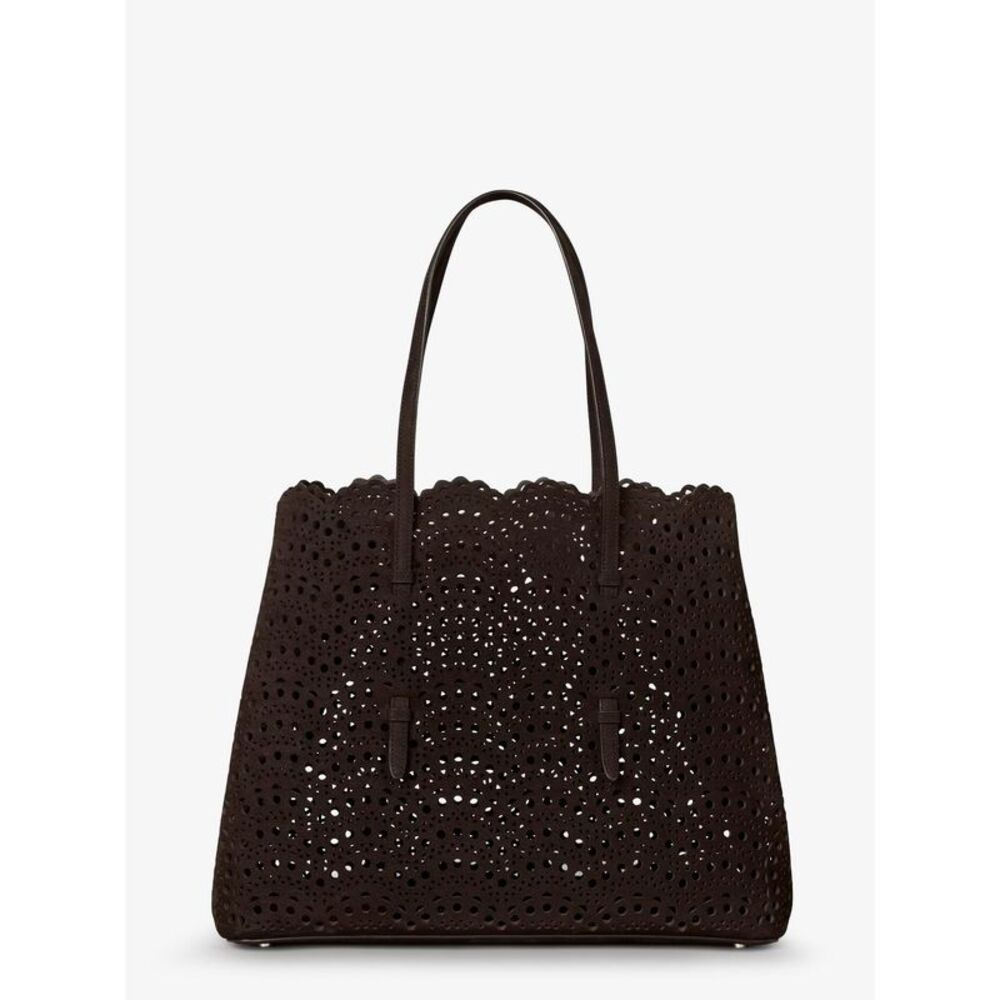 Alaia Women Mina 37 Leather With Vienne Motif Shoulder Bag - Picture 2 of 4